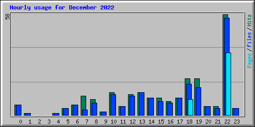 Hourly usage for December 2022