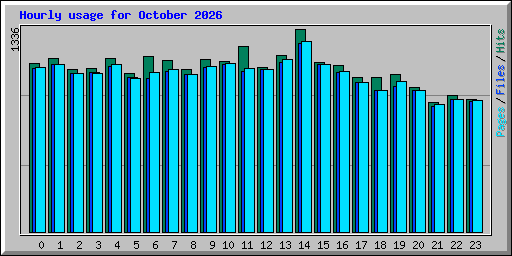 Hourly usage for October 2026